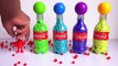 Learn Colors with Pj Masks Wrong Heads, Pj Masks Balls Beads 5 Bottles Surprise Toys