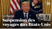 Les annonces de Donald Trump contre la propagation du coronavirus