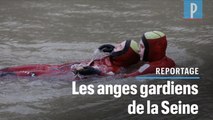 Paris : sur la Seine avec les pompiers plongeurs