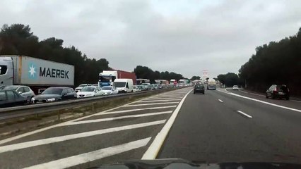 Opération escargot de la CGT : le trafic est saturé sur l’a55