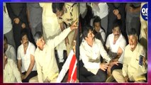 Chandrababu Naidu Agitation Against YSRCP