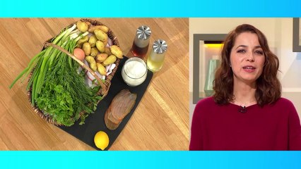 Salade de pommes de terre au marlin fumé