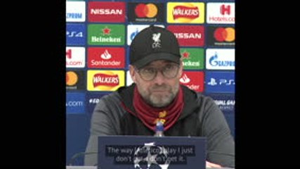 'The way Atletico play, I just don't get it' - Klopp after Liverpool elimination