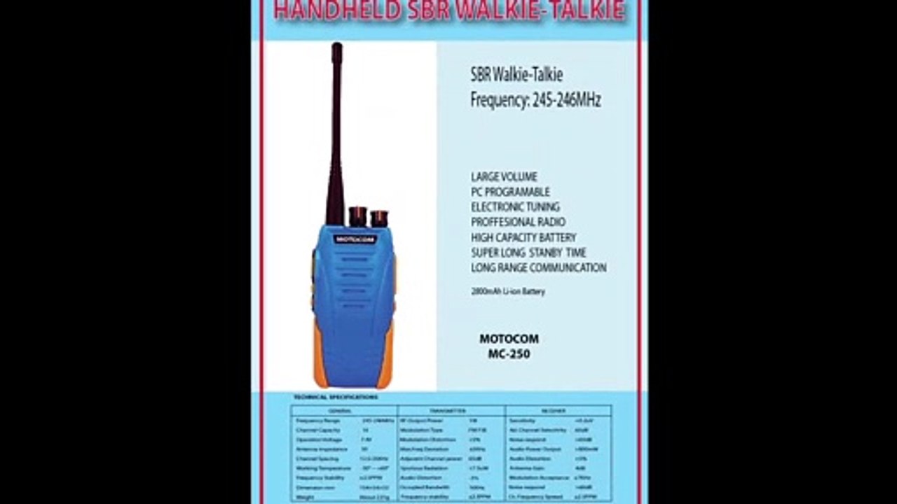 Walkie talkie company in Bangladesh
