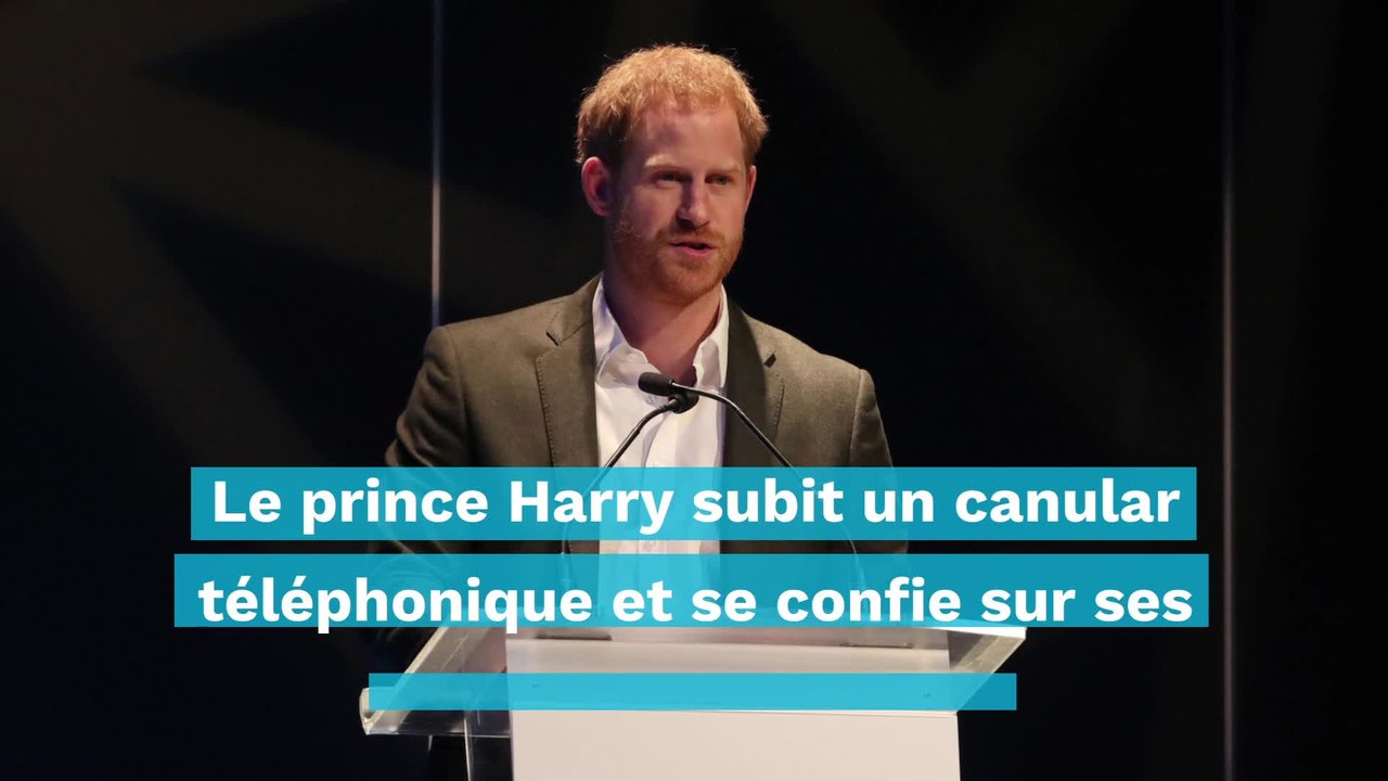 Le prince Harry se confie lors d'un canular téléphonique