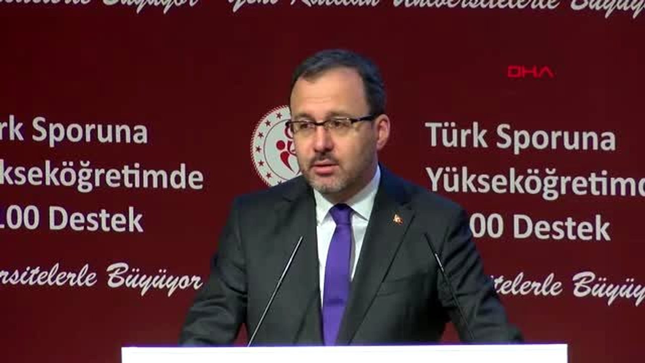 SPOR Gençlik ve Spor Bakanlığı, milli sporculara burs verecek vakıf üniversitelerinin sayısını...