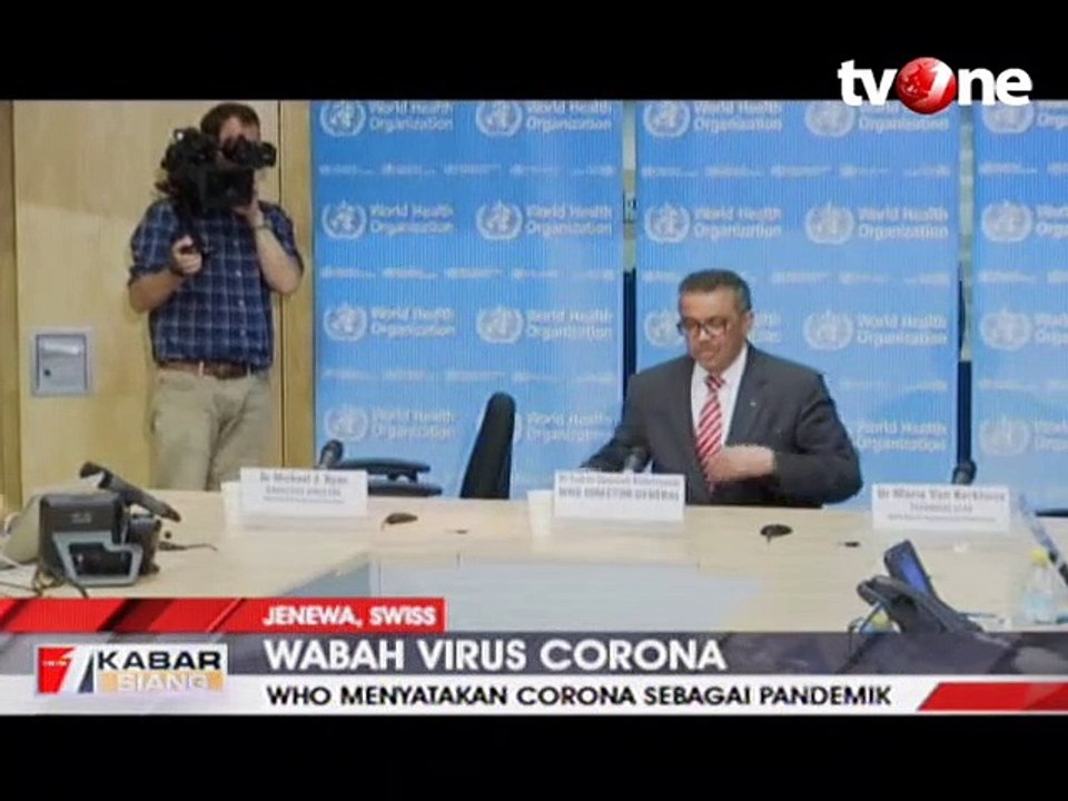 WHO Akhirnya Nyatakan Virus Corona Resmi jadi Pandemi