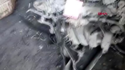 Kahramanmaraş'ta kaçak lüks otomobil motorları ele geçirildi