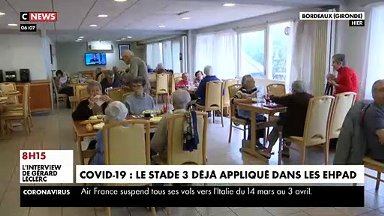 Virus - Dans les Ehpad, les mesures de protection prévues pour le "stade 3" sont déjà appliquées depuis plusieurs jours - VIDEO