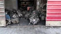 Kahramanmaraş'ta gümrük kaçağı 40 otomobil motoru ele geçirildi