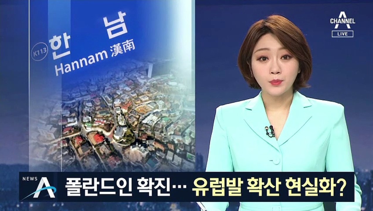한남동 거주 폴란드인 확진…유럽발 확산 현실화?
