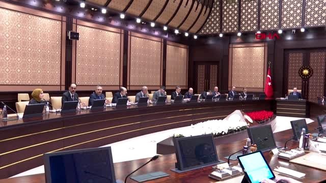 ERDOĞAN BAŞKANLIĞINDA SAĞLIK KURULU VE İLGİLİ BAKANLIKLAR İLE KOORDİNASYON TOPLANTISI- GÖRÜNTÜLÜ.