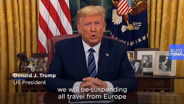 Coronavirus: EU condemns Trump over US travel ban from 26 Schengen countries