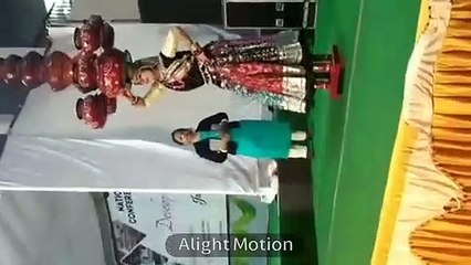 What an amazing matka dance girl put matka on their head