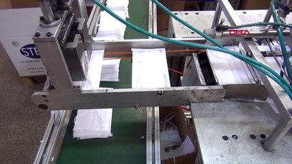 YOZGAT Fabrikada maske siparişleri için gece gündüz çalışma