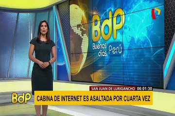 SJL: cabina de internet es asaltada por cuarta vez