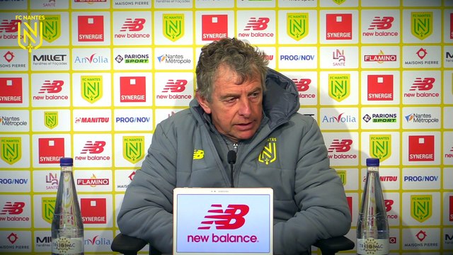 Christian Gourcuff avant FC Nantes - Nîmes Olympique