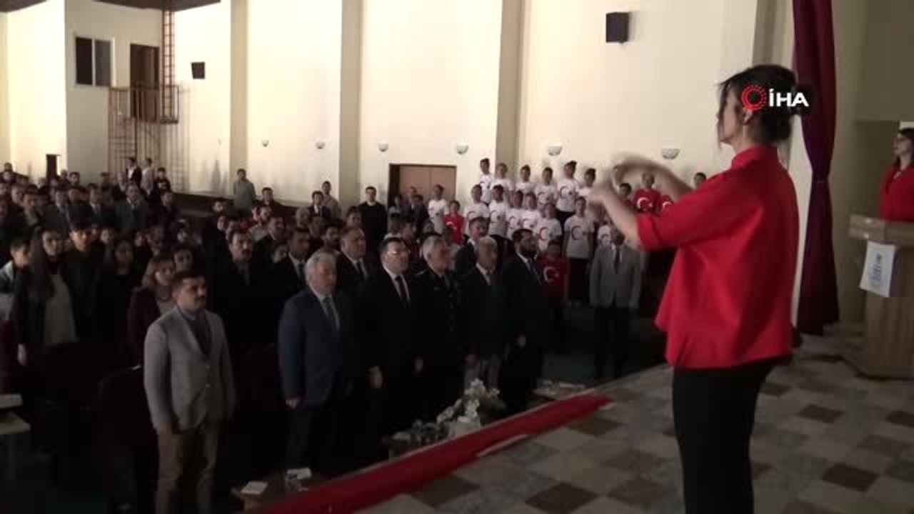 Siverek'te İstiklal Marşının kabulü kutlandı