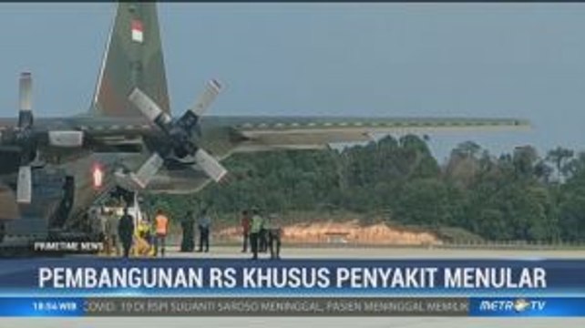 Material Pembangunan RS Khusus Penyakit Menular Tiba di Pulau Galang