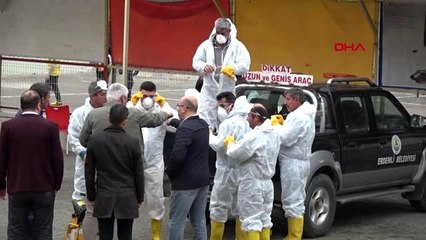 MERSİN Erdemli'de koronavirüse karşı okullar ilaçlandı