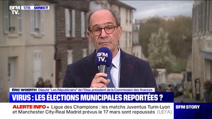 Pour Eric Woerth, le report des municipales serait "stupéfiant"