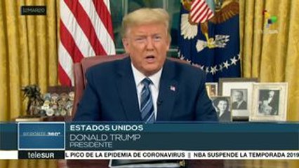 Prohíbe pdte. Donald Trump vuelos de Europa a su territorio