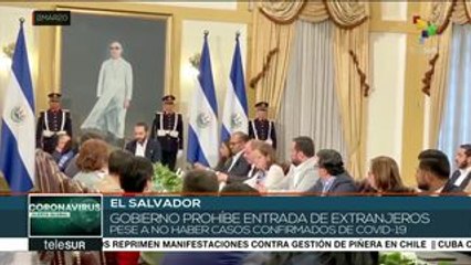 El Salvador prohíbe entrada de extranjeros como prevención de COVID-19