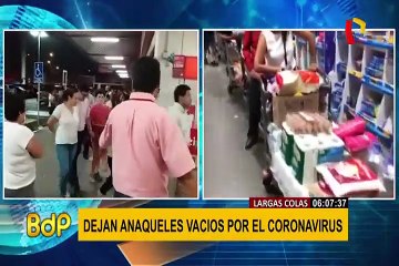 Coronavirus en Perú: histeria colectiva provoca desabastecimiento en supermercados