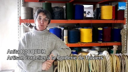 Anita Bocquier, artisan cordelier à Thiviers