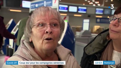 Coronavirus : coup dur pour les compagnies aériennes