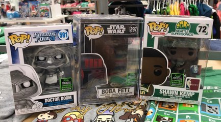 ECCC Marvel Doctor Doom,Star Wars Boba Fett Futura & NBA Shawn Kemp Funko Pop at Target - Emerald City Comic Con