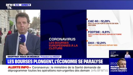 Download Video: Coronavirus: le président du Medef appelle à des 