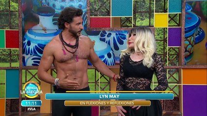 ¡Lyn May nos acompañó para una relajante sesión de yoga con Alejandro Maldonado! | Venga La Alegría