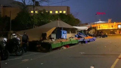 MALTEPE'DE PAZARCILAR ARASINDA YER KAVGASI 7 YARALI