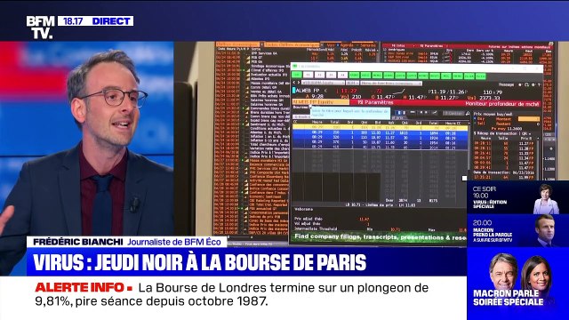 Story 4 : Les bourses plongent, l'économie également - 12/03