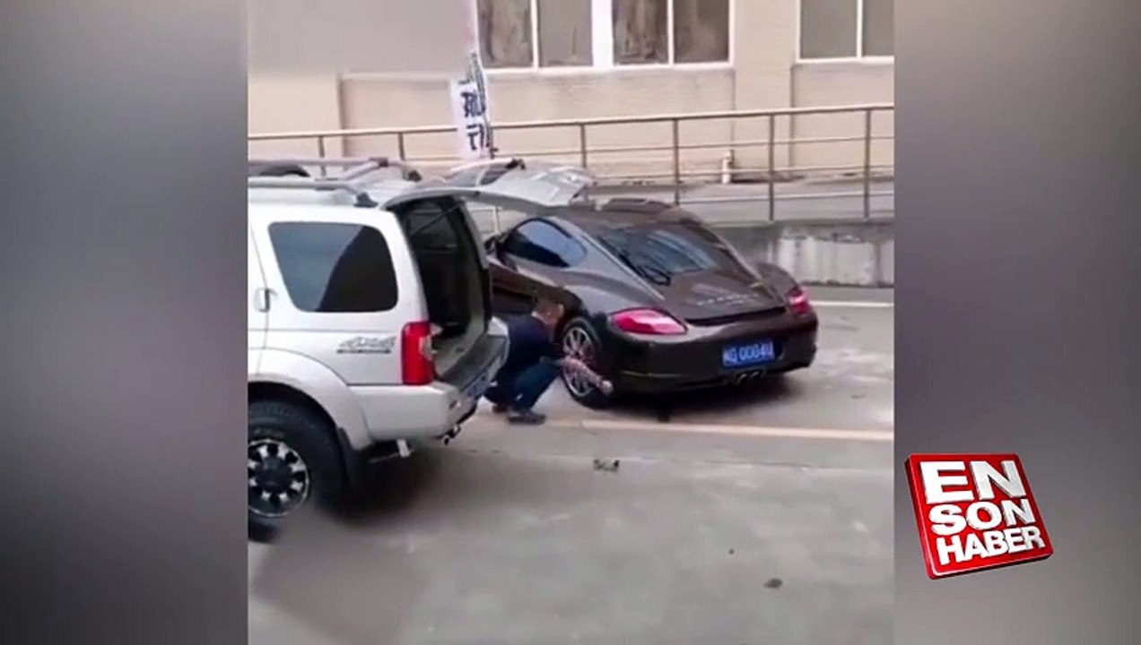 Yanlış park eden araca ilginç çözüm | BIGGRANDTUBE