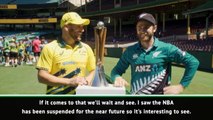 Finch and Williamson tackle coronavirus concerns ahead of ODI