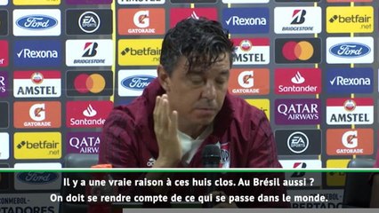 Coronavirus - Marcelo Gallardo : ''Jouer à huis clos, c'est horrible !''