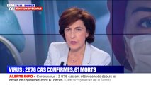 Coronavirus: 2876 cas confirmés en France et 61 morts