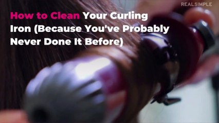 How to Clean Your Curling Iron (Because You've Probably Never Done It Before)