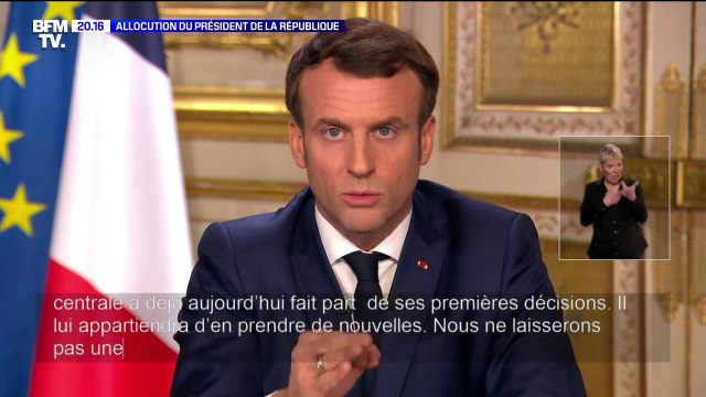 Emmanuel Macron: Nous ne laisserons pas une crise financière et économique se propager