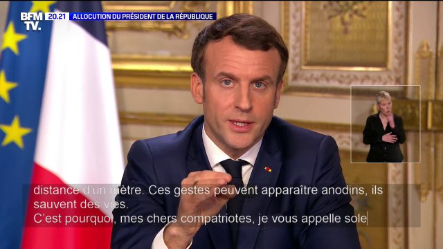 Coronavirus: Emmanuel Macron appelle solennellement les Français à respecter les mesures barrière