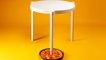 Ikea and Pizza Hut Created a Real Table That Looks Like a Pizza Saver