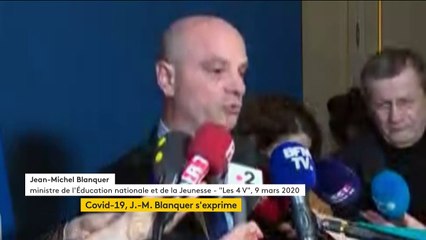 "Aucun élève ne doit rester au bord du chemin" : Jean-Michel Blanquer détaille l'organisation après l'annonce de la fermeture des écoles à cause du coronavirus