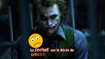 Le secret sur le décès de (JOKER) Heath Ledger