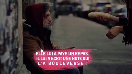 ELLE LUI A PAYÉ UN REPAS. IL LUI A ÉCRIT UNE NOTE QUI L’A BOULEVERSÉ..