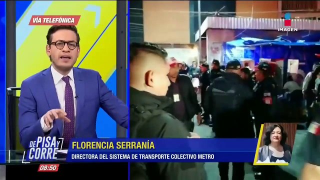 Si yo soy responsable, asumo mi responsabilidad : Florencia Serranía sobre el accidente en el Metro
