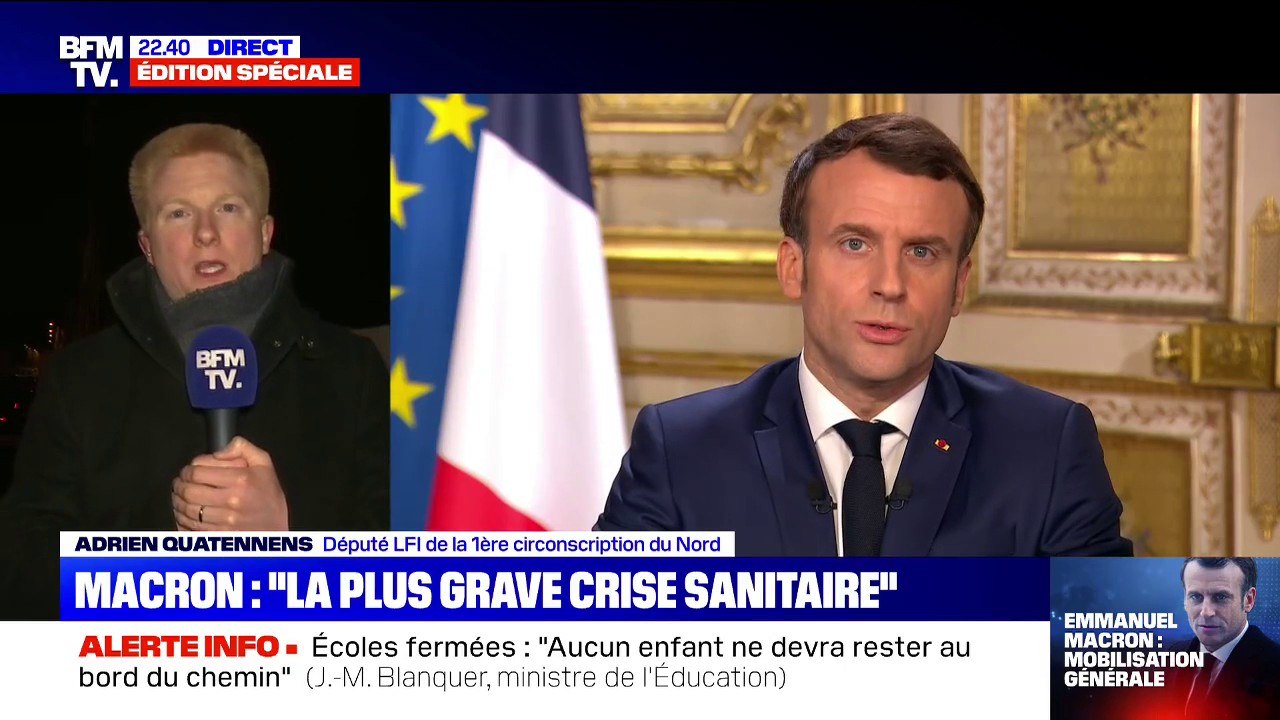 Adrien Quatennens: "Cette crise du coronavirus interroge un modèle"