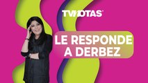 Victoria Ruffo responde si aceptaría las disculpas de Eugenio Derbez