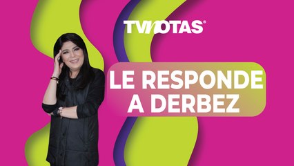 Victoria Ruffo responde si aceptaría las disculpas de Eugenio Derbez